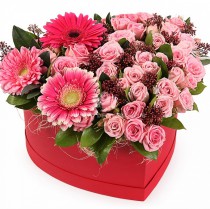 Heart of flowers for Mother's Day
